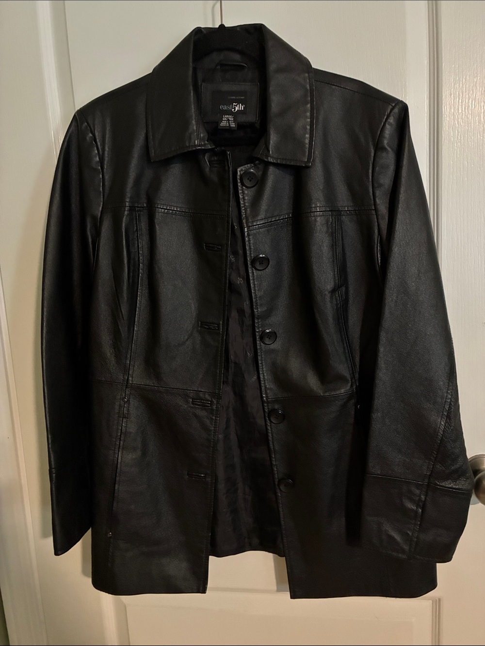 Vintage Black Genuine Leather Jacket